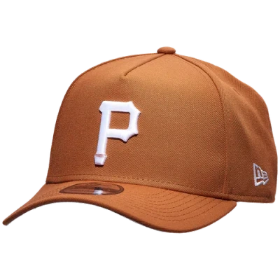 New Era Mens  Pittsburgh Pirates 9forty A-frame Cap In Brown