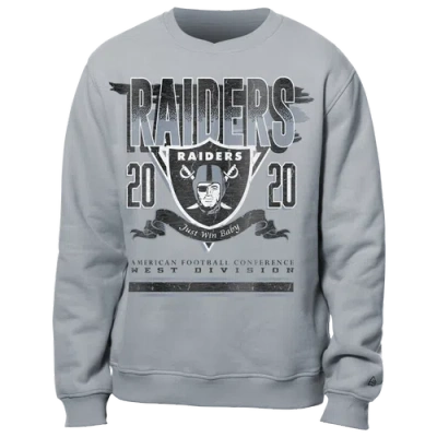 New Era Mens  Raiders Crew Sweatshirt In Multi/grey