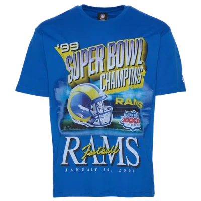 New Era Mens  Rams 3064 Ovs T Shirt In Blue
