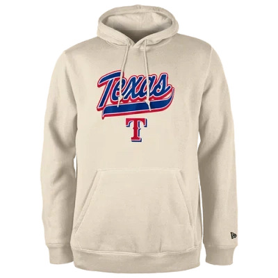 New Era Mens  Rangers Hooded Pullover In Neutral