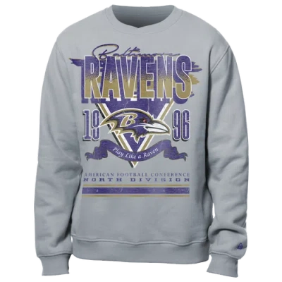 New Era Mens  Ravens Fitted Crew Sweatshirt In Multi/grey