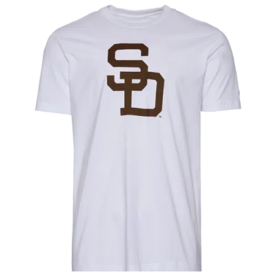 New Era Mens  San Diego Padres T-shirt In White