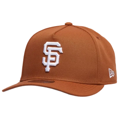 New Era Mens  San Francisco Giants 9forty A-frame Cap In Orange