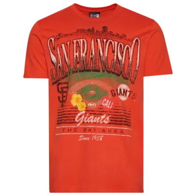 NEW ERA MENS NEW ERA SAN FRANCISCO GIANTS CUSTOM S/S T-SHIRT