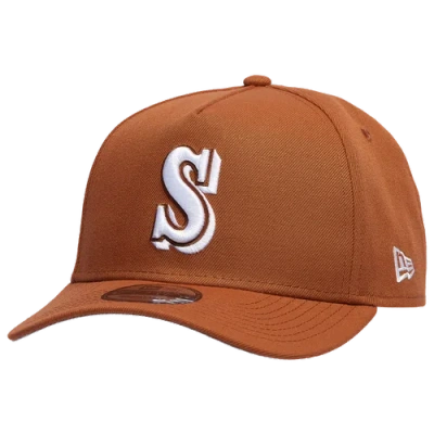 New Era Mens  Seattle Mariners 9forty A-frame Cap In Orange