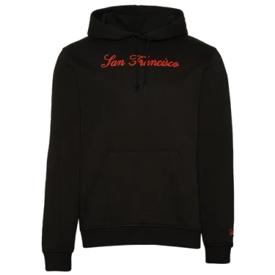 New Era Mens  Sf Giants Custom Pullover Hoodie In Black/multi