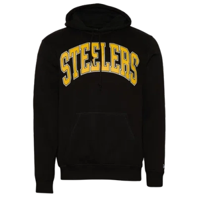 New Era Mens  Steelers 3079 Pullover Hoodie In Black
