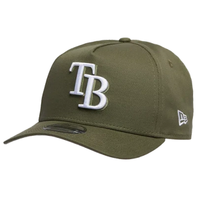 New Era Mens  Tampa Bay Rays 9forty A-frame Cap In Green