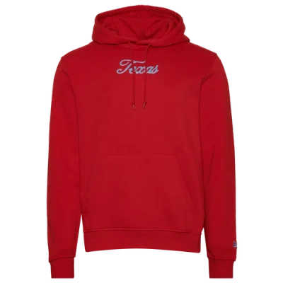 New Era Mens  Texas Rangers Custom Pullover Hoodie In Blue/multi