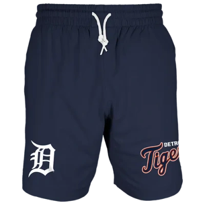 New Era Mens  Tigers 7" Fitted Otc Shorts In Navy/navy