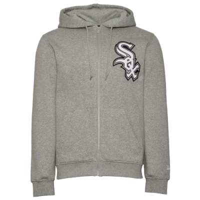New Era Mens  White Sox Custom Full-zip Hoodie In Grey/multi
