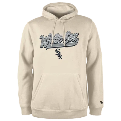 New Era Mens  White Sox Hooded Pullover In Brown