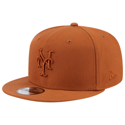 New Era Mens New York Mets  Mets 9fifty Brown Tonal Snapback In Brown/brown