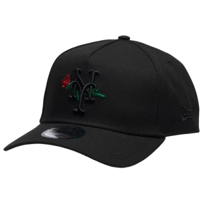 New Era Mens New York Mets  Mets Bob Rose 9forty A-frame Cap In Black