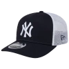 New Era Men's  Navy New York Yankees Team Neo 39thirty Flex Hat In Navy/white