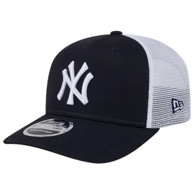 New Era Men's  Navy New York Yankees Team Neo 39thirty Flex Hat In Navy/white
