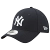 New Era Navy New York Yankees Team Color A-frame 9forty Adjustable Hat In Navy/white