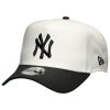 New Era Mens New York Yankees  Yankees A Frame 2t Adjustable Cap In White/black