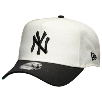 New Era Mens New York Yankees  Yankees A Frame 2t Adjustable Cap In White