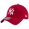 New Era Mens New York Yankees  Yankees Core Classic 920 Adjustable Cap In White/red