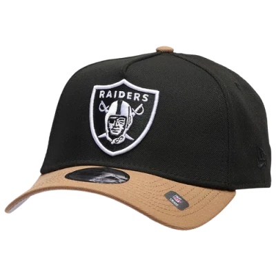 New Era Mens Oakland Raiders  Raiders 9forty A-frame Cap In Black