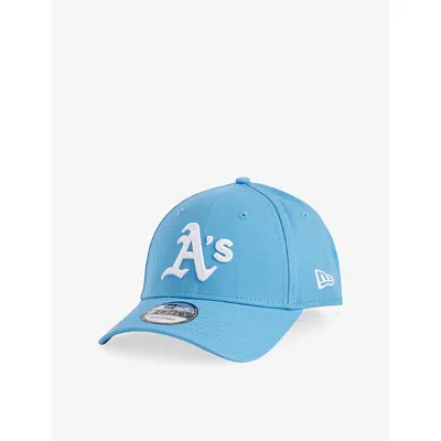 New Era Mens Pastel Blue 9forty Oakland Athletics Cotton  Baseball Cap In Brown