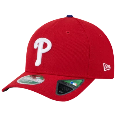 New Era Mens Philadelphia Phillies  Phillies Player Replica 9forty Cap In Red/white