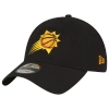 New Era Black Phoenix Suns Team 2.0 9twenty Adjustable Hat In Black/black