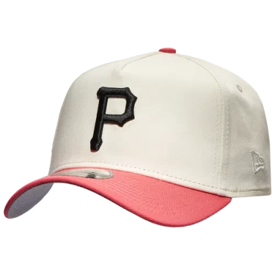 New Era Mens Pittsburgh Pirates  Pirates 9forty Af Chrome & Coral Cap In Gold