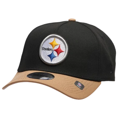 New Era Mens Pittsburgh Steelers  Steelers 9forty A-frame Cap In Black