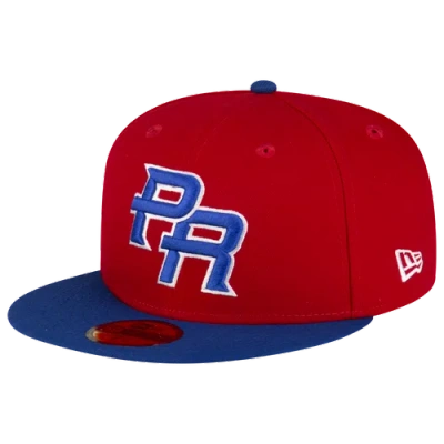 New Era Mens Puerto Rico  Puerto Rico 2-tone 59fifty Fitted Cap In Red/blue