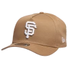 New Era Khaki St. Louis Cardinals A-frame 9forty Adjustable Hat In Khaki/white