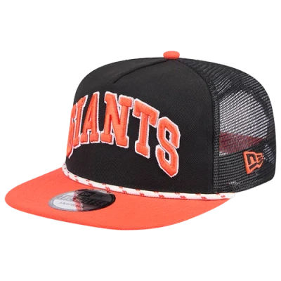 New Era Mens San Francisco Giants  Giants Golfer Throwback Snapback In Brown/black