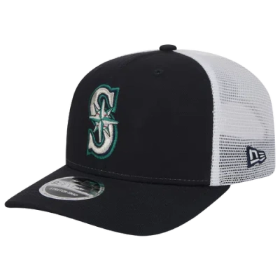 New Era Mens Seattle Mariners  Seattle Mariners Ctn Trucker Cap In Black