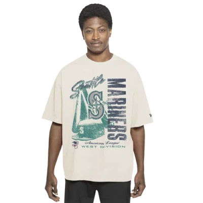 New Era Mens Seattle Mariners T-shirt In White