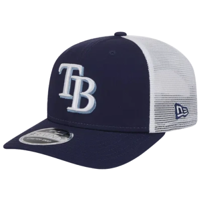New Era Mens Tampa Bay Rays  Tampa Bay Rays Ctn Trucker Cap In Blue