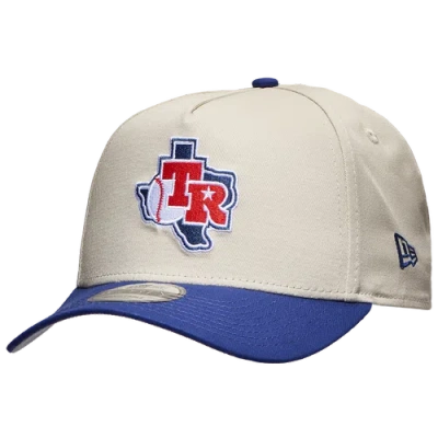 New Era Mens Texas Rangers  Rangers 940 A Frame Adjustable Cap In Neutral