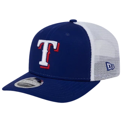New Era Mens Texas Rangers  Texas Rangers Ctn Trucker Cap In Blue