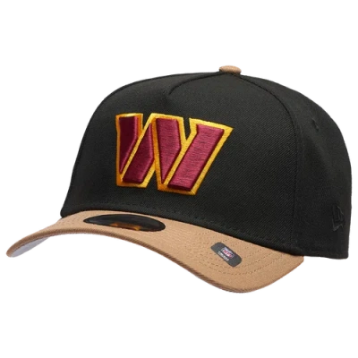 New Era Mens Washington Commanders  Commanders 9forty A-frame Cap In Black