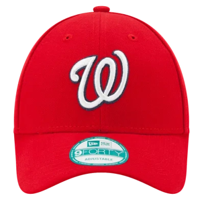 New Era Mens Washington Nationals  Nationals 9forty Adjustable Cap In Red/red