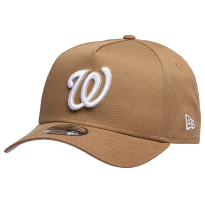 NEW ERA MENS WASHINGTON NATIONALS NEW ERA NATIONALS A FRAME ADJUSTABLE CAP