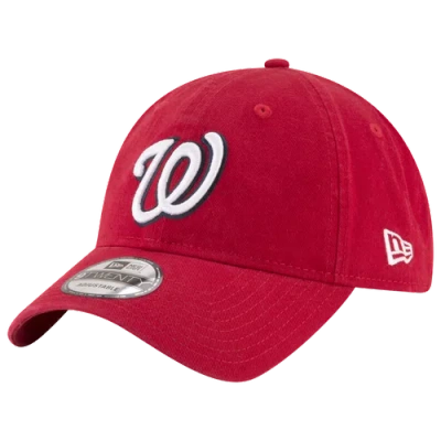 New Era Mens Washington Nationals  Nationals Game Cap In Red/white