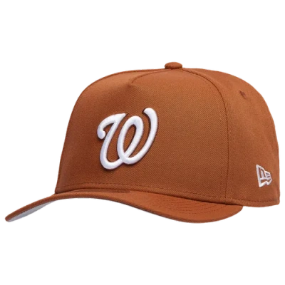 New Era Mens Washington Nationals  Washington Nationals 9forty A-frame Cap In Brown