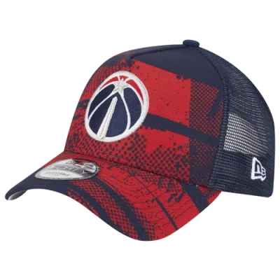 New Era Mens Washington Wizards  Wizards A Frame Otc Nba 24 Tip Off Hat In Navy/red