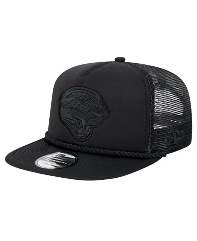New Era Men'sâ Black Jacksonville Jaguars Active Tone Golfer Snapback Hat