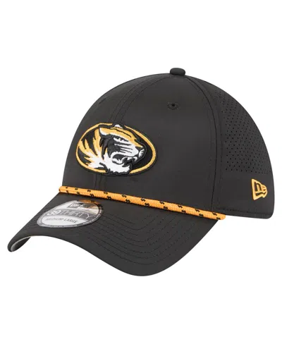 New Era Men'sâ Black Missouri Tigers Rope 39thirty Flex Hat