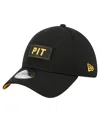 New Era Men'sâ Black Pittsburgh Steelers Scoreboard 39thirty Flex Hat In Black