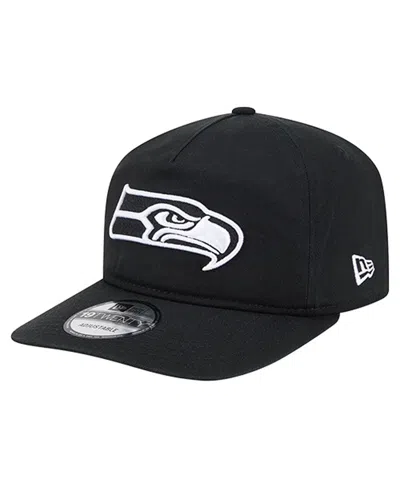 New Era Men'sâ Black/white Seattle Seahawks 19twenty Adjustable Hat In Brown
