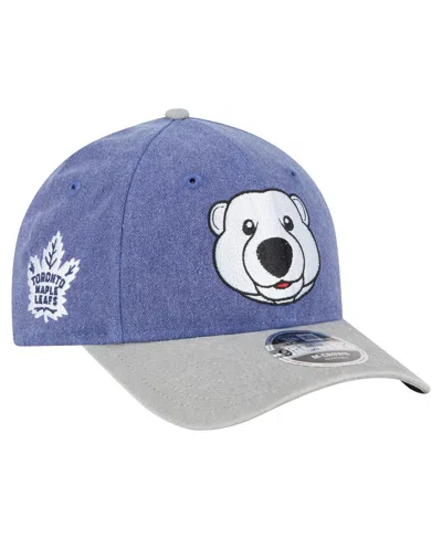New Era Men'sâ Blue/gray Toronto Maple Leaf's Mascot 2-tone 9forty Adjustable Hat