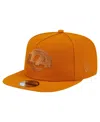 New Era Men'sâ Brown Los Angeles Rams Color Pack A-frame 9fifty Snapback Hat In Orange
